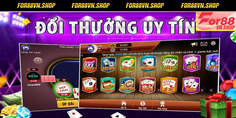 Game Bài For88 - Cổng Game Bài Đổi Thưởng Tiền Mặt 2025