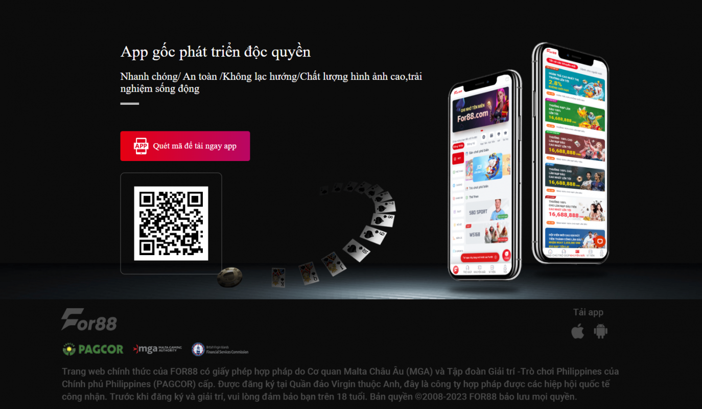 Quy trình các bước nhanh chóng để tải app For88 an toàn